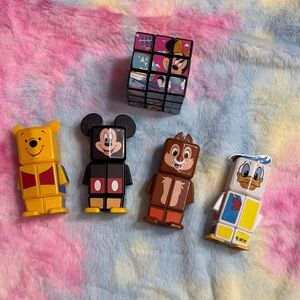 Disney Rubiks Cube lot of 5